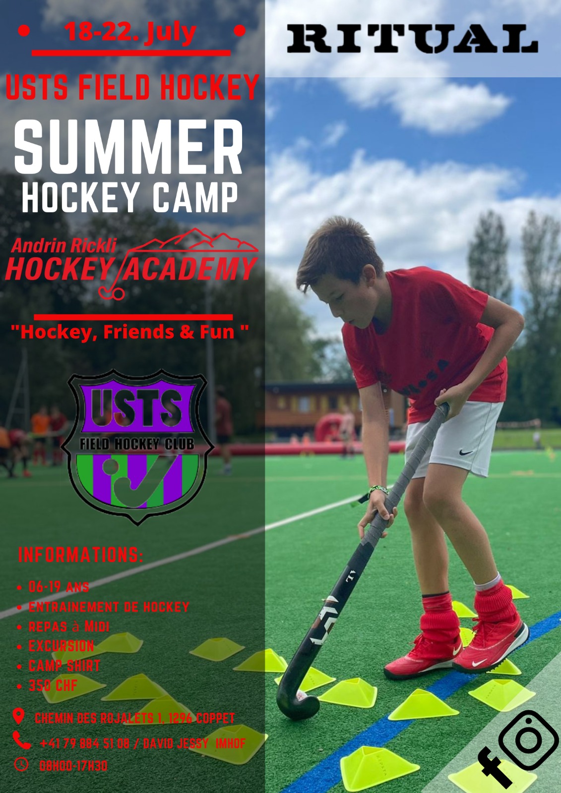 Inscription > Hockey Summer Camp 1822 July 2022 USTS Field Hockey
